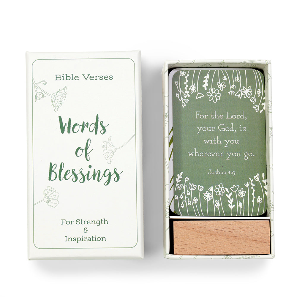 Bible Verse Cards Set of 60 Words of Blessings Gift Box Christian Gift for Women