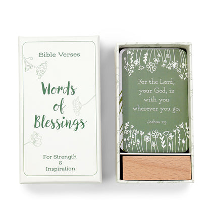 Bible Verse Cards Set of 60 Words of Blessings Gift Box Christian Gift for Women