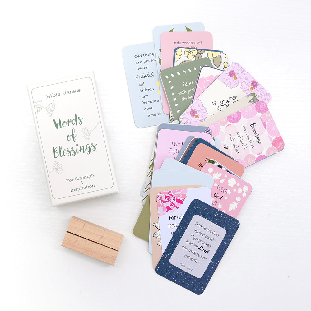 Set of 60 Scripture Cards Words of Blessings Bible Verse Card Collection