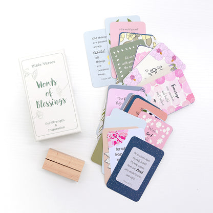 Set of 60 Scripture Cards Words of Blessings Bible Verse Card Collection